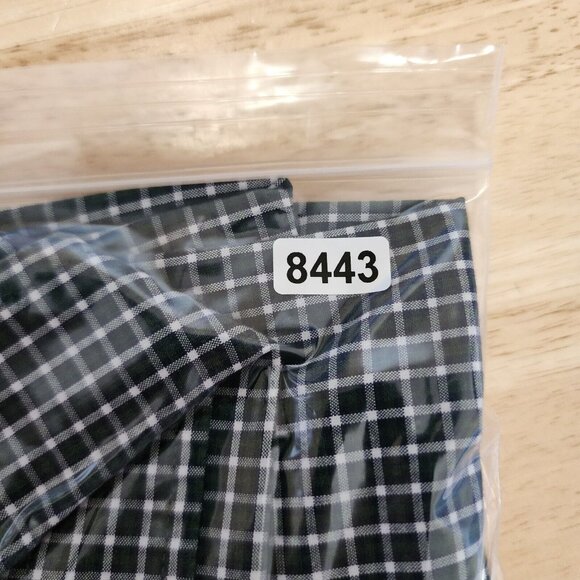 Banana Republic Green Mini Check Gingham Long Sleeve Button Down Shirt Size L - Picture 15 of 15